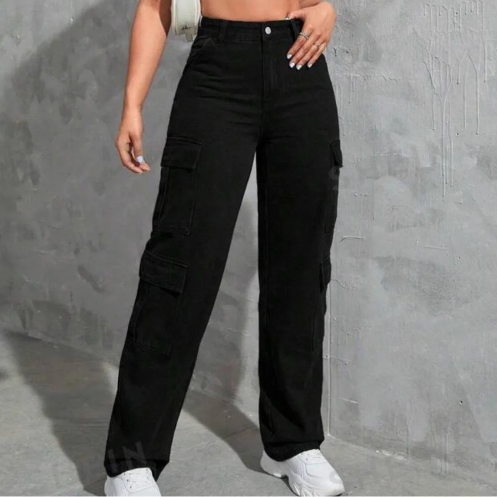 Black Cargo Pants Size 29L